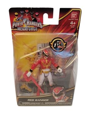 2012 Bandai Sabans Power Rangers Megaforce Red Ranger Action Figure #35100